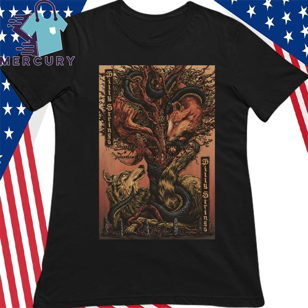 Billy Strings Feb 6-7 2026 Akins Ford Arena In Athens GA Poster Shirt