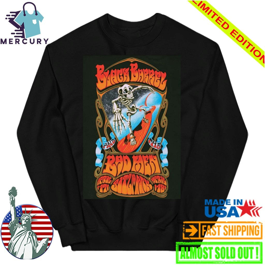 Black Barrel And The Bad Men Apr 17-18 2026 Syracuse NY Poster Shirt
