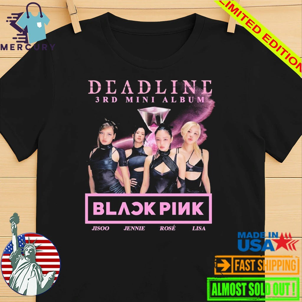 BlackPink Deadline 3rd Mini Album Signature Shirt