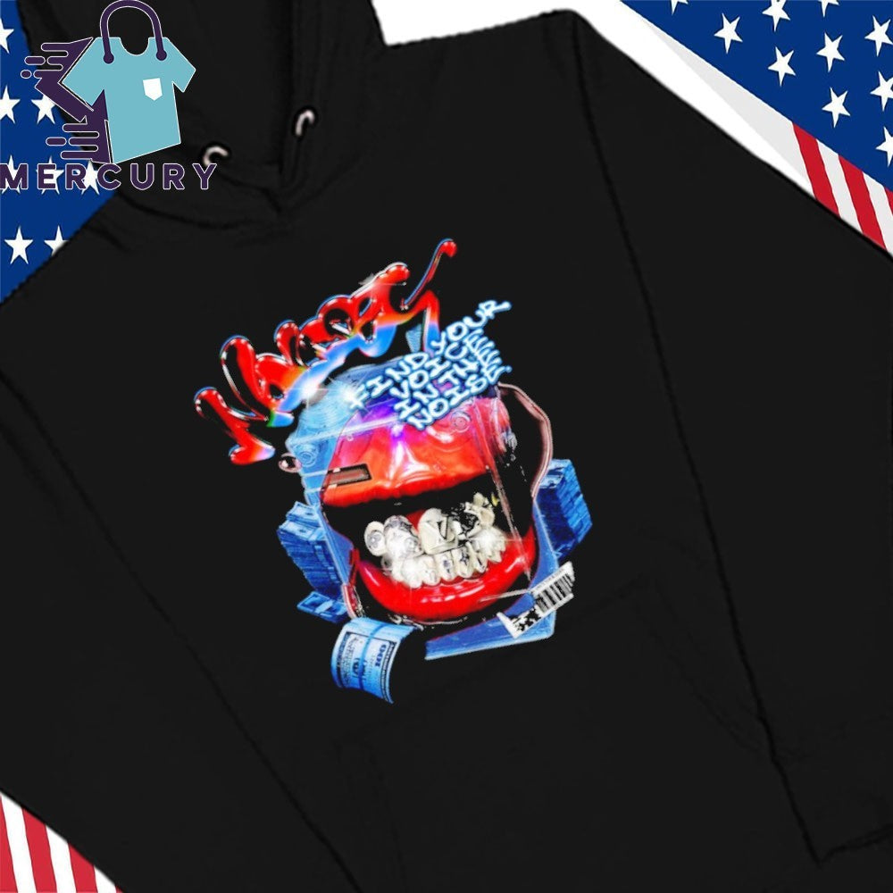 Blue-Red Tone Toothbrush Holder Art Print Shirt