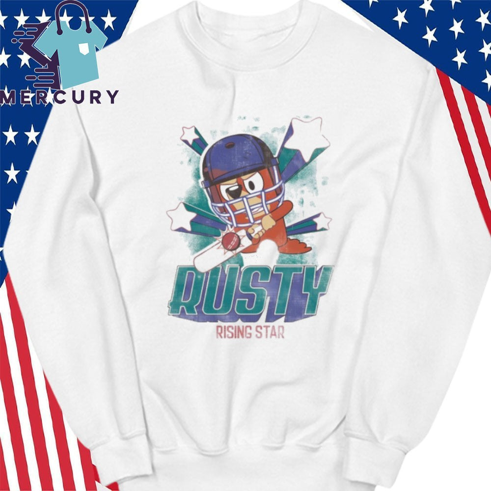 Bluey Adults Rusty Rising Star Shirt