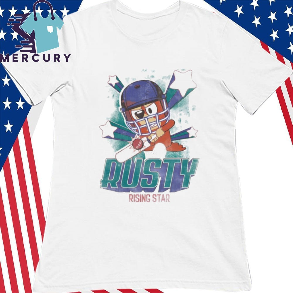 Bluey Adults Rusty Rising Star Shirt