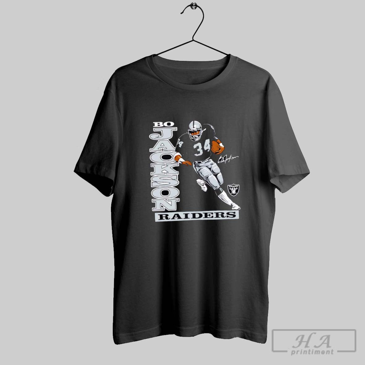 Official Bo Jackson Raiders 34 American Football Player