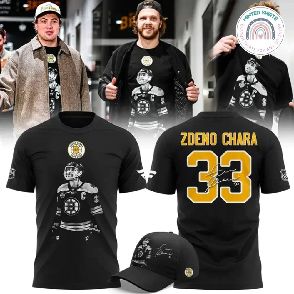 Boston Bruins x Zdeno Chara Two Sided Shirt
