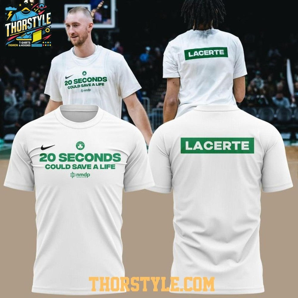 Boston Celtics 20 Seconds Could Save A Life Shirt