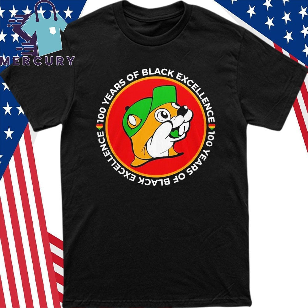 Buc-ee’s Black Month 100 Years Of Black Excellence Shirt