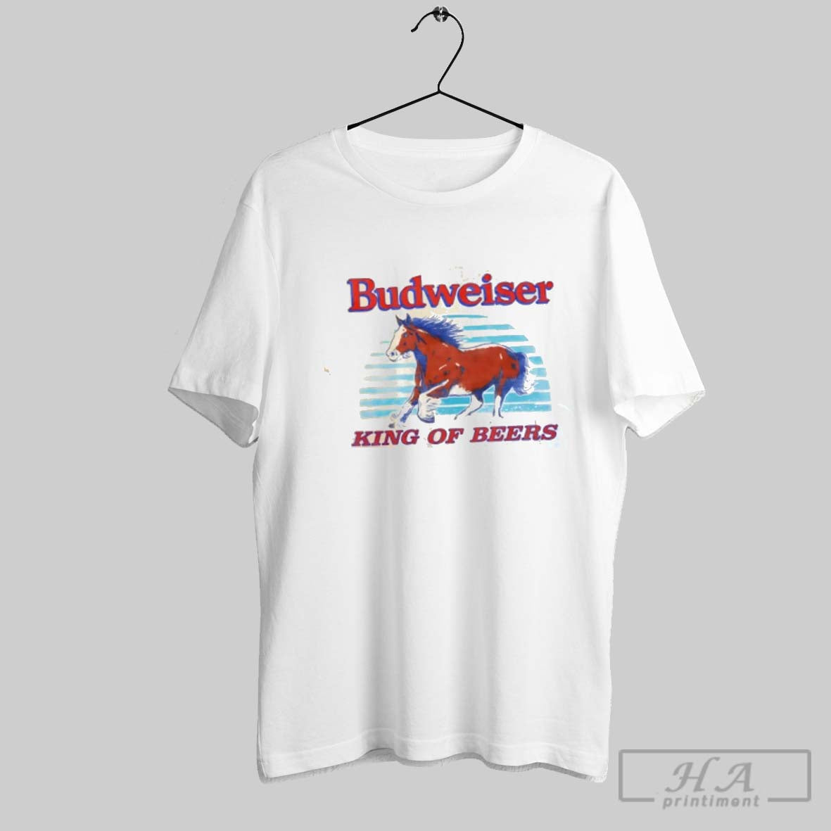 Official Budweiser King Of Beers Horse Vintage