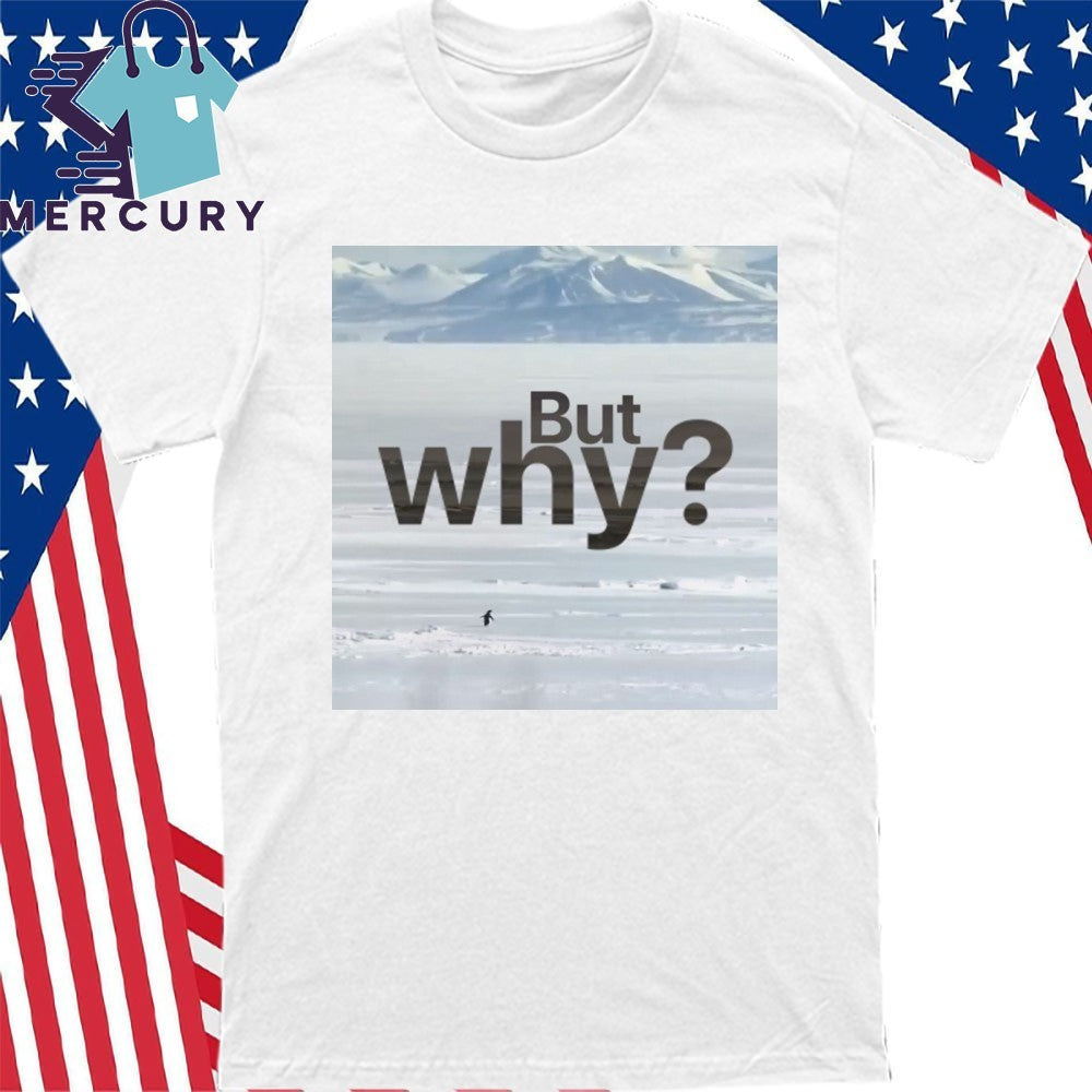 But Why Motivation Penguin Poster shirt