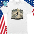 But Why Penguin Winter Mountains Existentialism Shirt