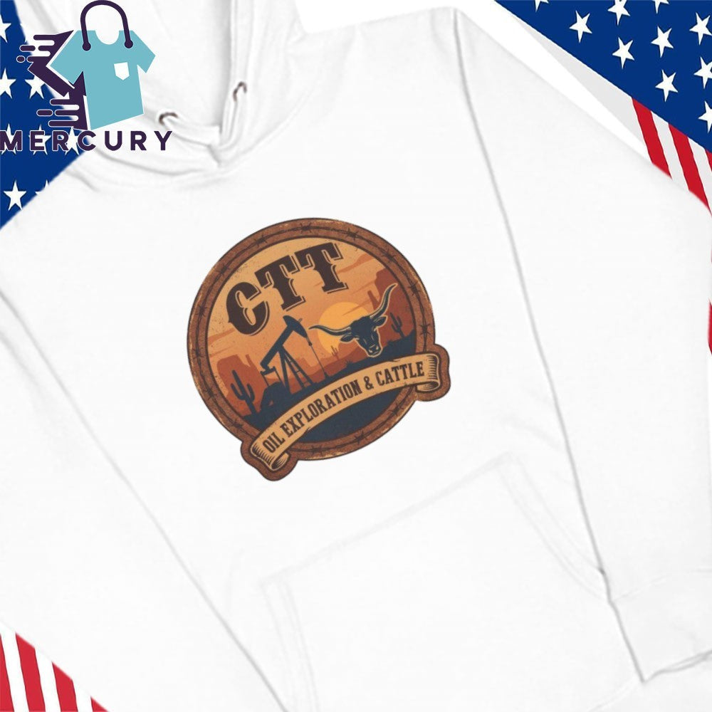 CTT Oil Exploration & Cattle West Texas Vintage Shirt