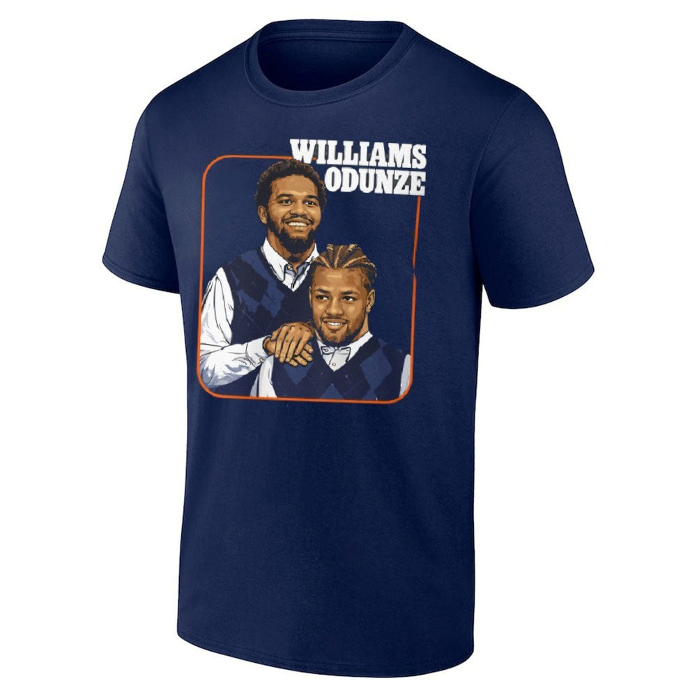 Caleb Williams Rome Odunze Chicago Fan-Inspired Football Shirt