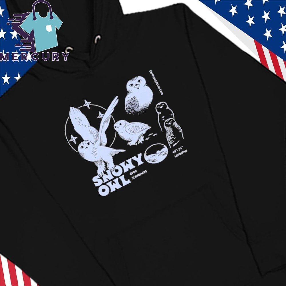 Camp Mustelid Snowy Owl Boxy Shirt