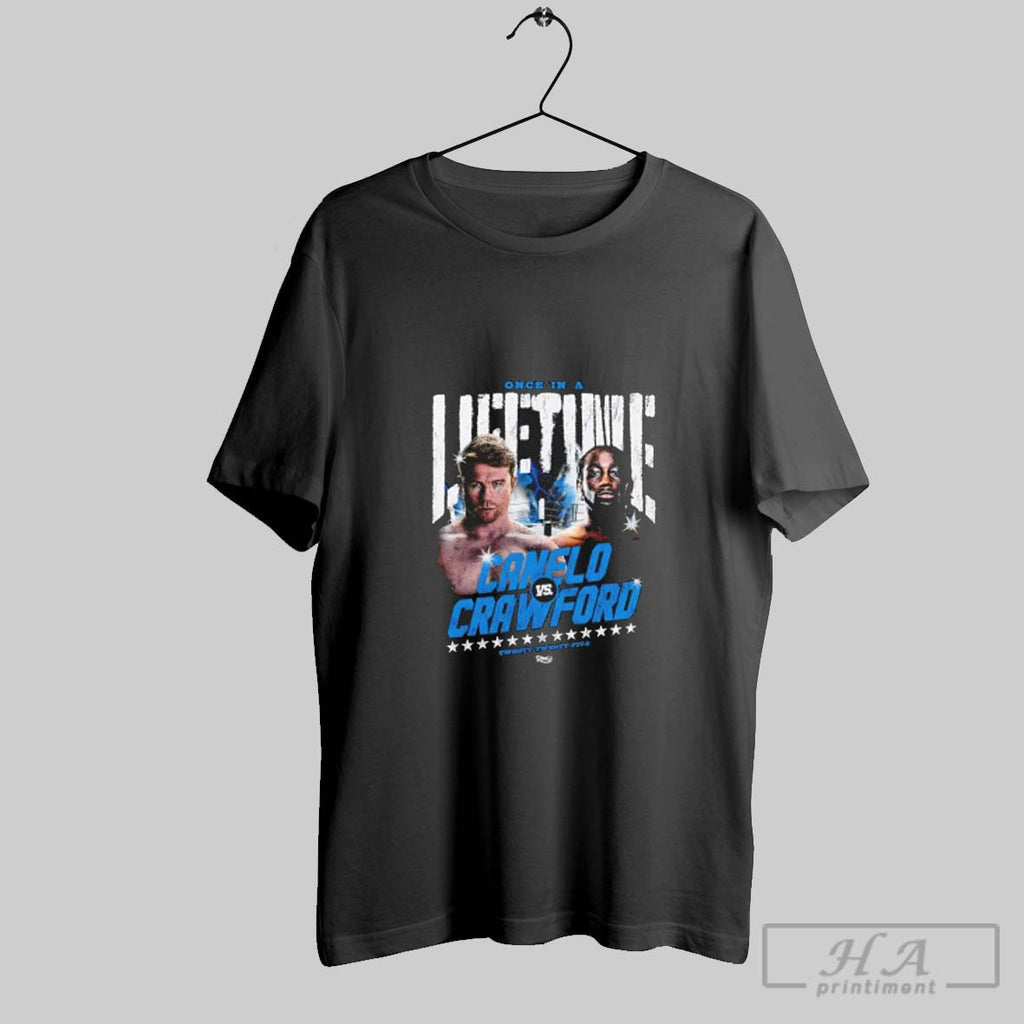 Official Canelo Vs Crawford Once In A Lifetime Las Vegas Twenty Twenty Five Vintage