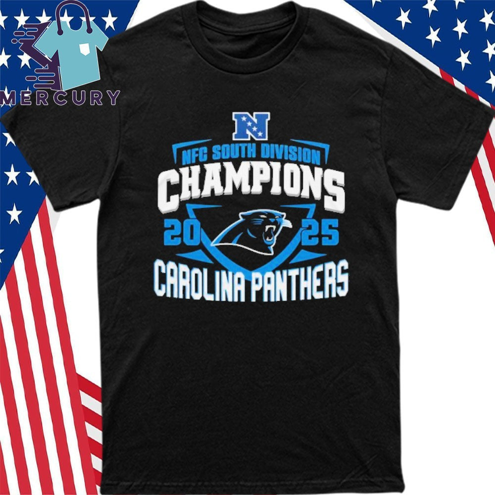 Carolina Panthers 2025-26 NFC Division South Champions Shirt