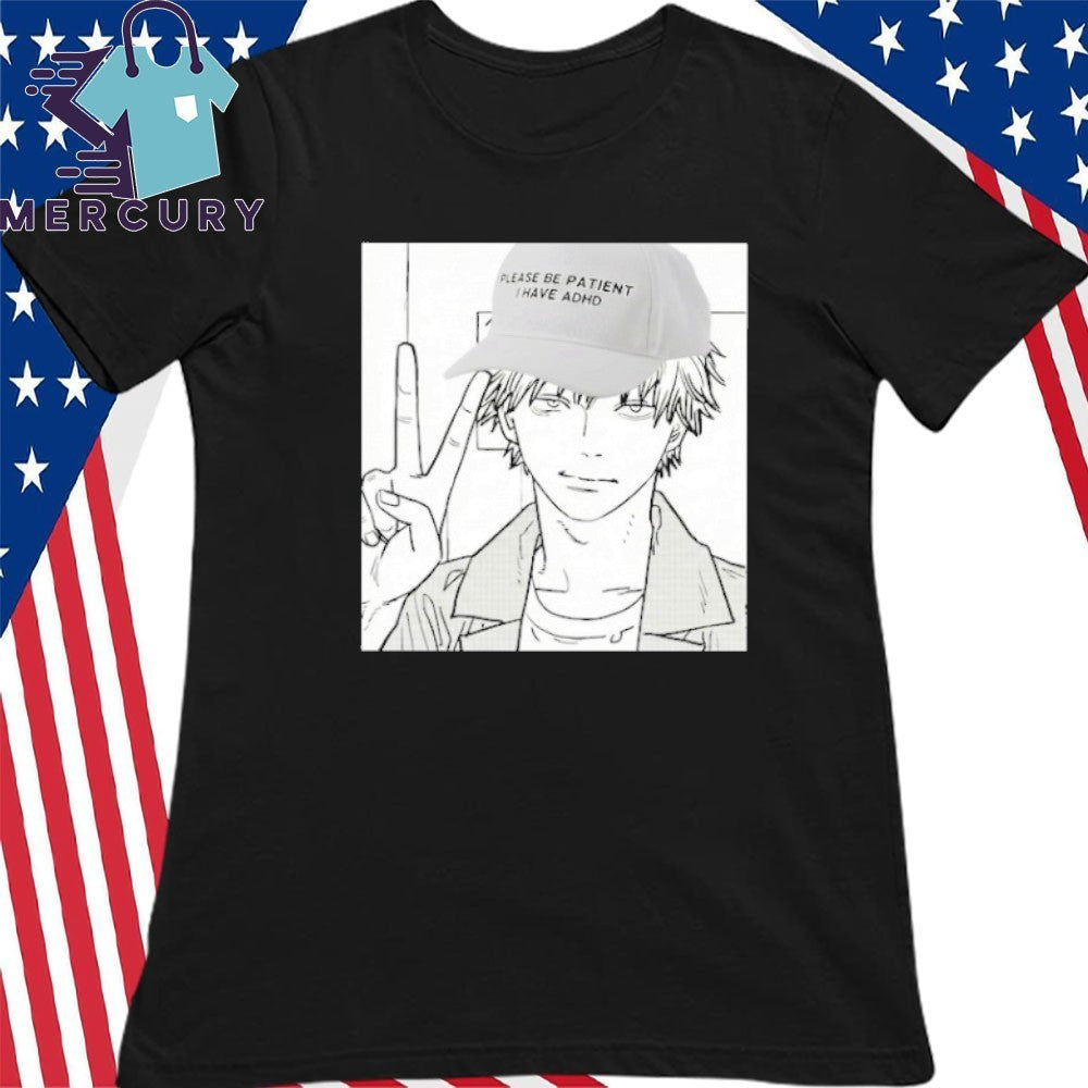 Chainsaw Please Be Patient I Have Autism ADHD Shirt