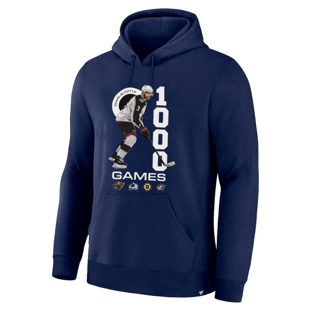 Charlie Coyle 1000 NHL Games Shirt