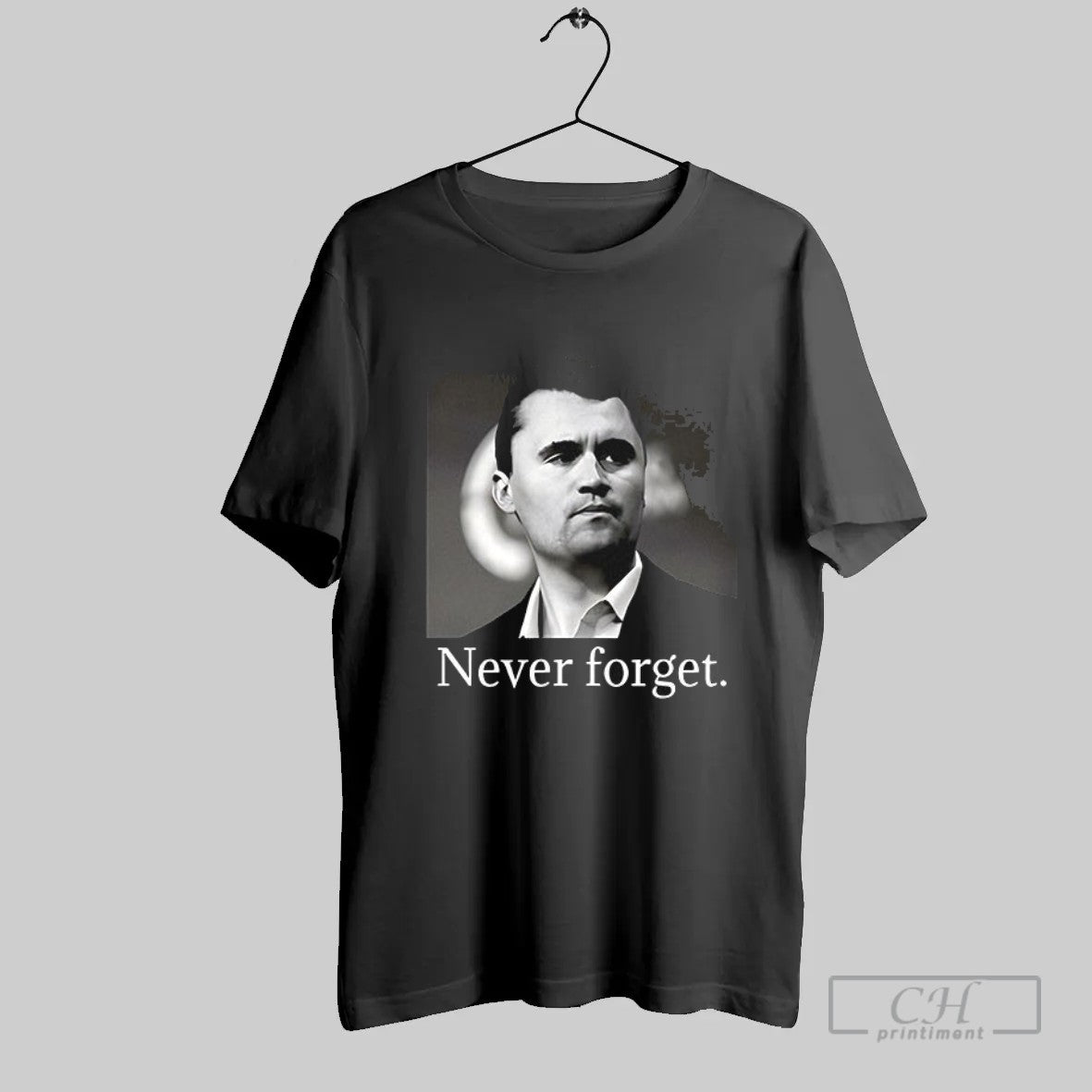 Official Charlie Kirk Never Forget T Shirt