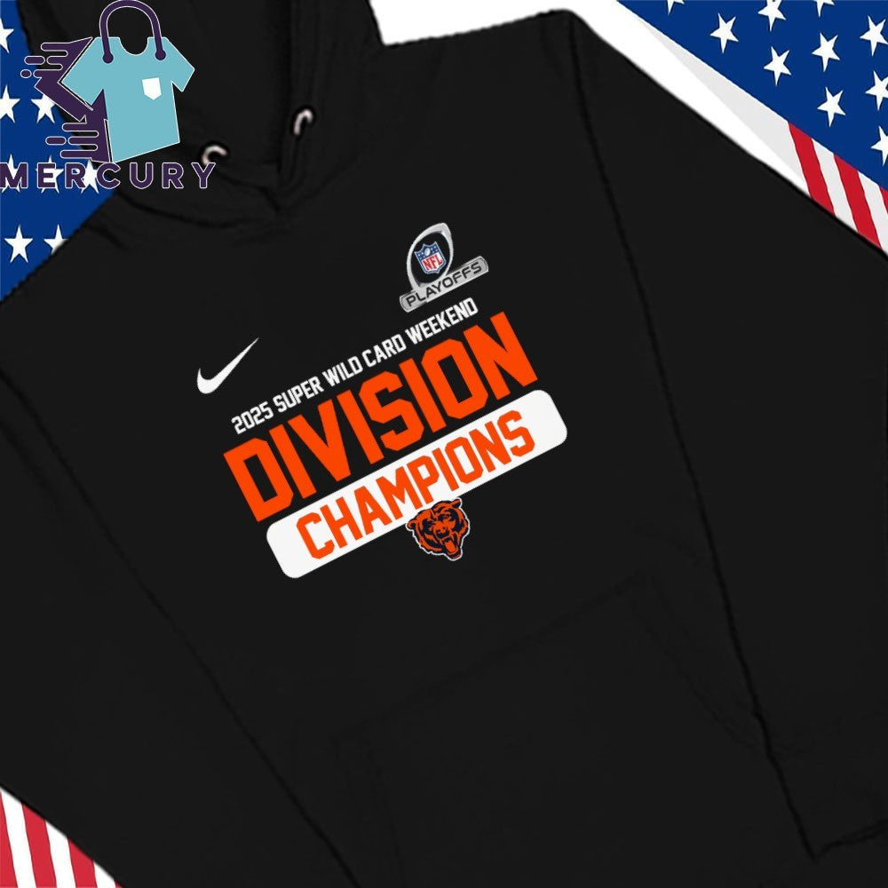 Chicago Bear 2025 NFC Wild Card Weekend Division Champions Shirt