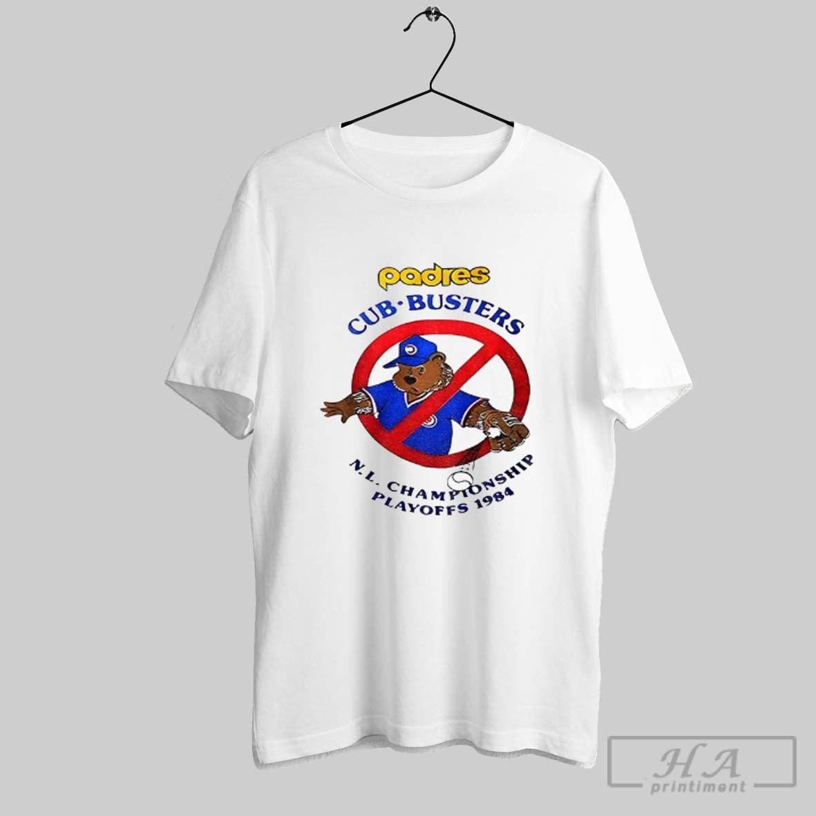 Official Chicago Cubs Mascot Padres Cub Busters Nl Championship Playoffs 1984