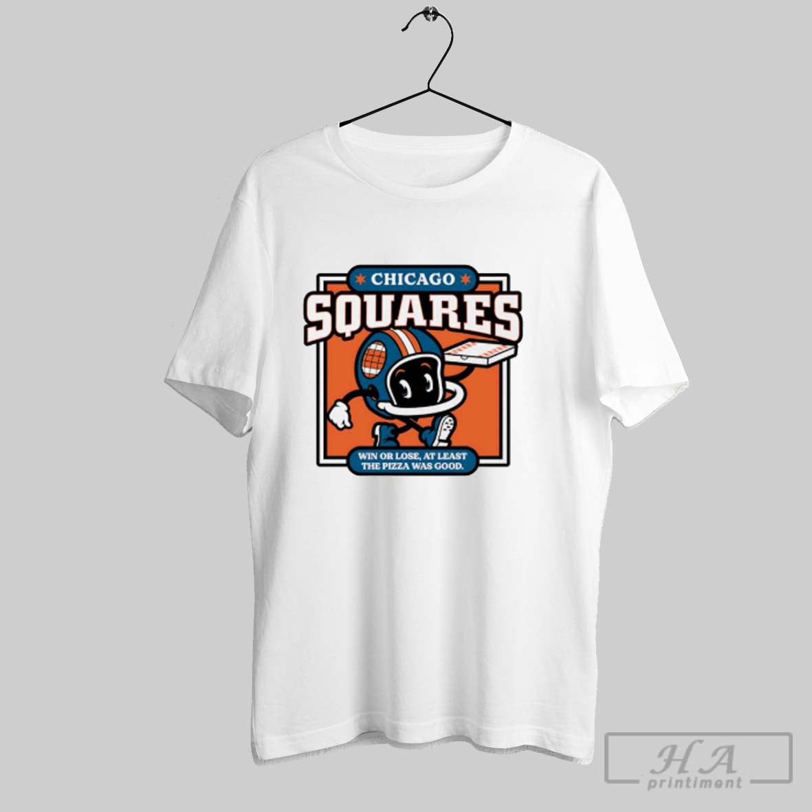 Official Chicago Squares Win Or Lose At Least The Pizza Was Good Football Helmet Pizza