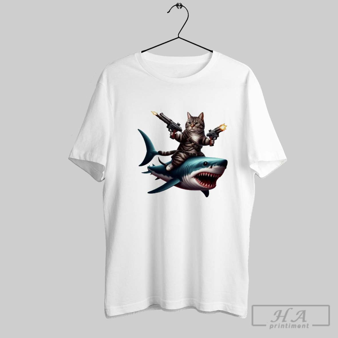 Official Childless Cat Ladies Riding Shark Trumps Nightmare