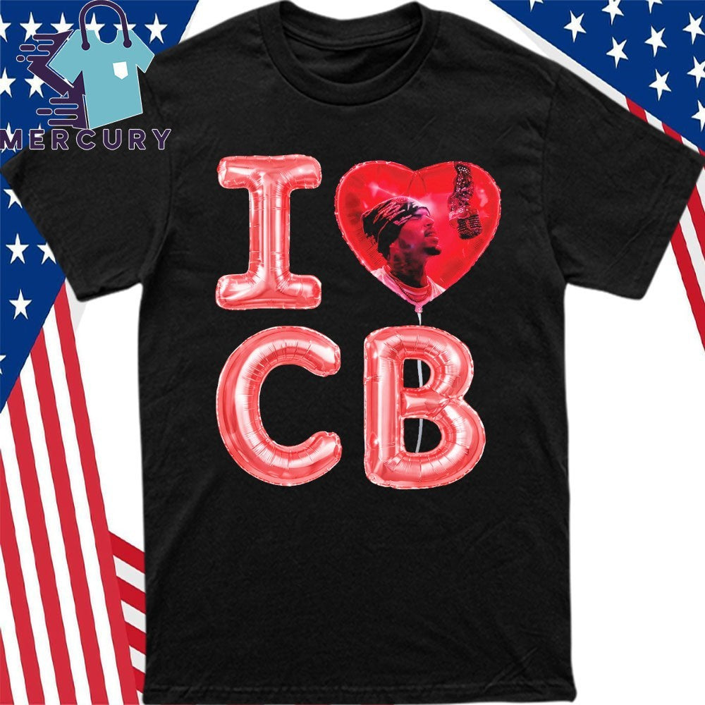 Chris Brown I Love CB Balloon Shirt