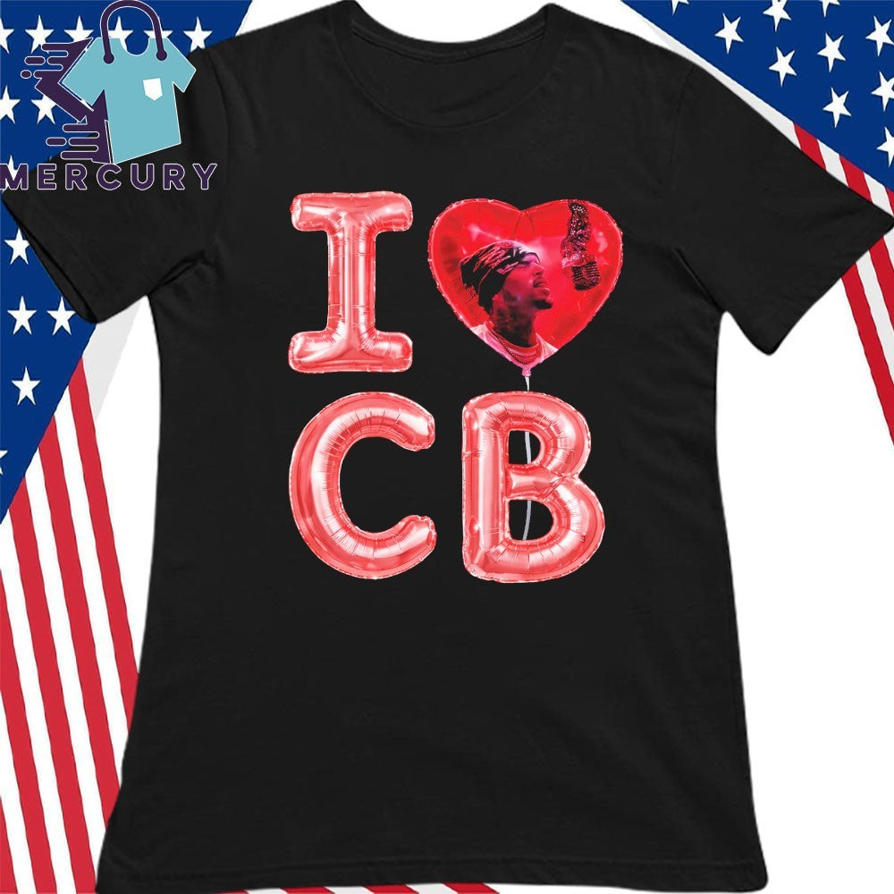 Chris Brown I Love CB Balloon Shirt