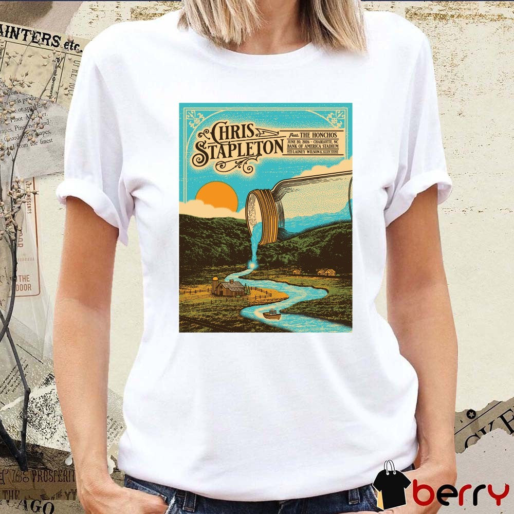 Chris Stapleton Charlotte, NC Bank of America Stadium June 20, 2026 Poster t-shirt