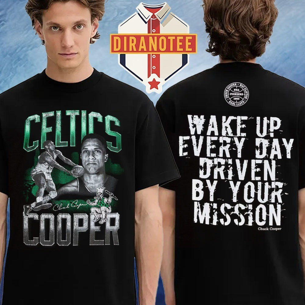 Chuck Cooper Boston Celtics 75th Anniversary Pioneers Player Two Sided Shirt