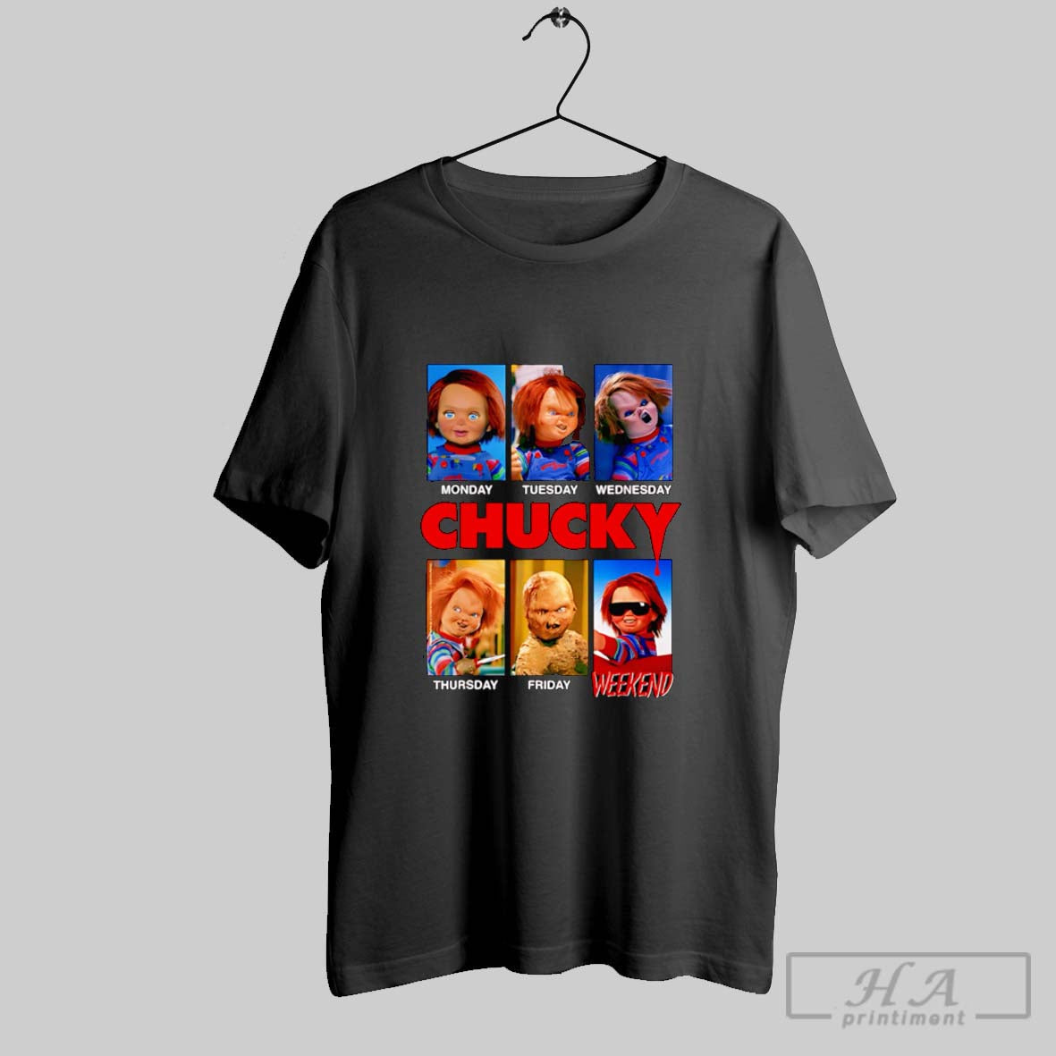 Official Chucky Days Of The Week Moods