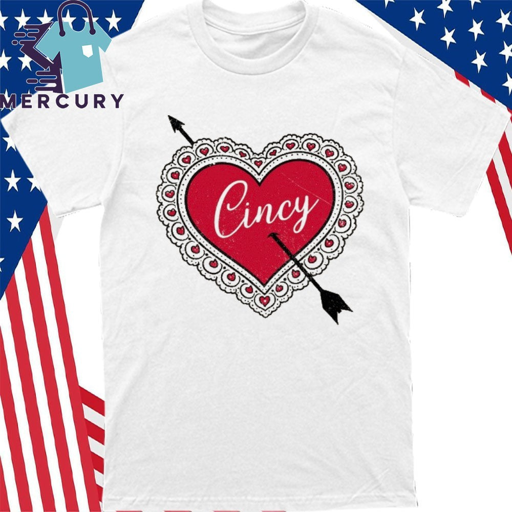 Cincy Valentine Arrow Shirt