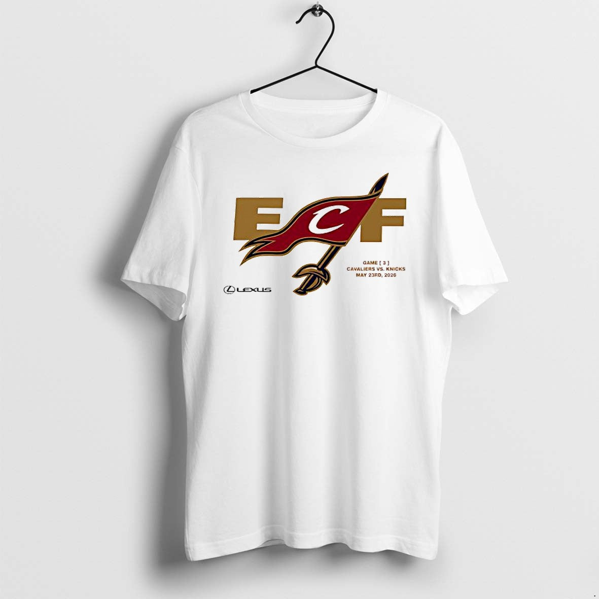 Official Cleveland Cavaliers X New York Knicks Game 3 Nba 2026 Playoff T Shirts