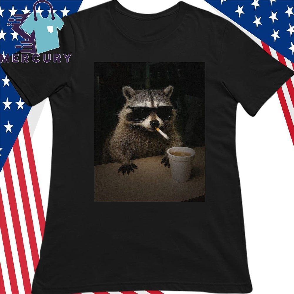 Coffee Raccoon Shirt