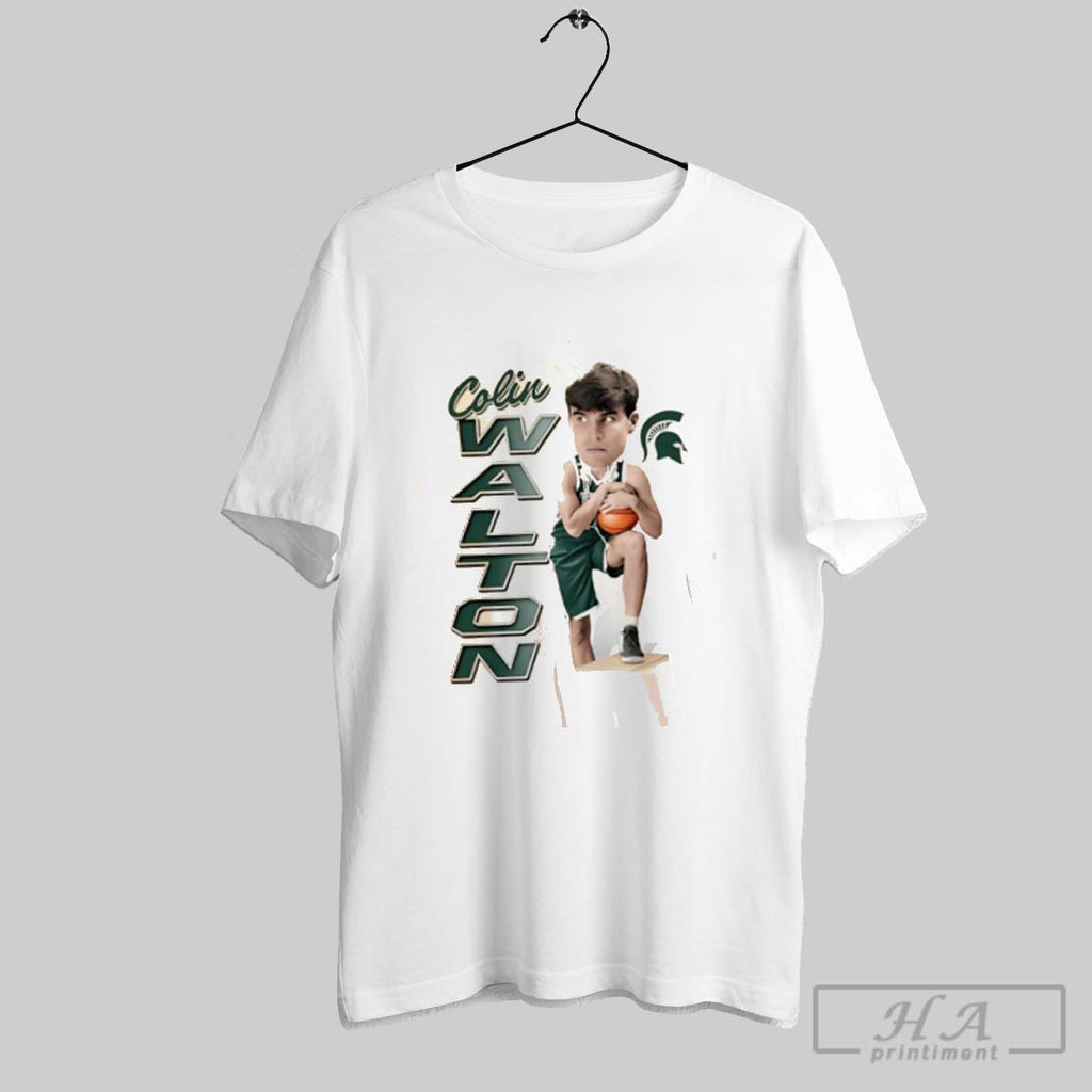 Official Colin Walton Michigan State Spartans Ncaa Caricature