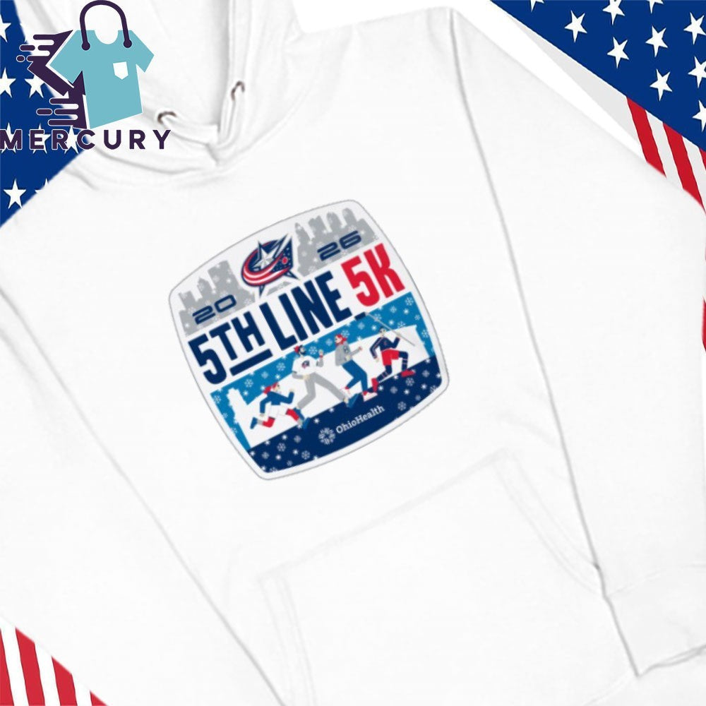 Columbus Blue Jackets 5th line 5K 2026 Shirt