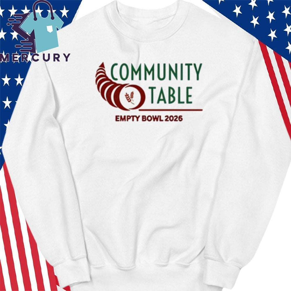 Community Table Empty Bowl 2026 Shirt
