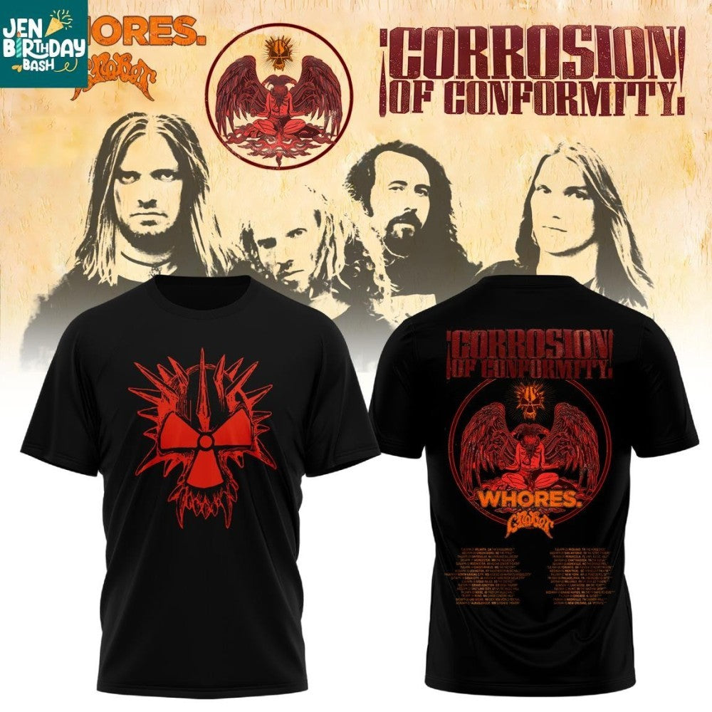 Corrosion Of Conformity 2026 Tour North American Schedule Shirt