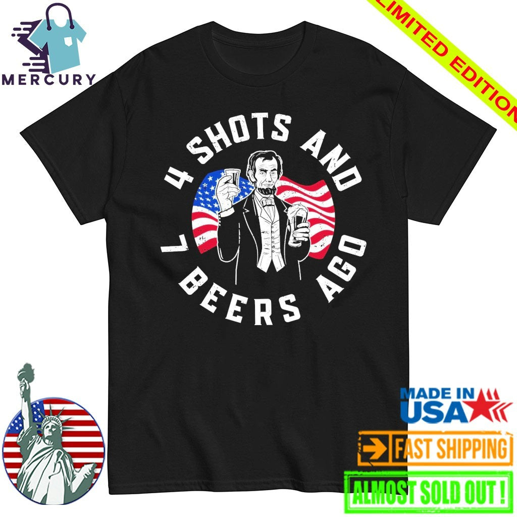 Crews Control 4 Shots And 7 Beers Ago Shirt