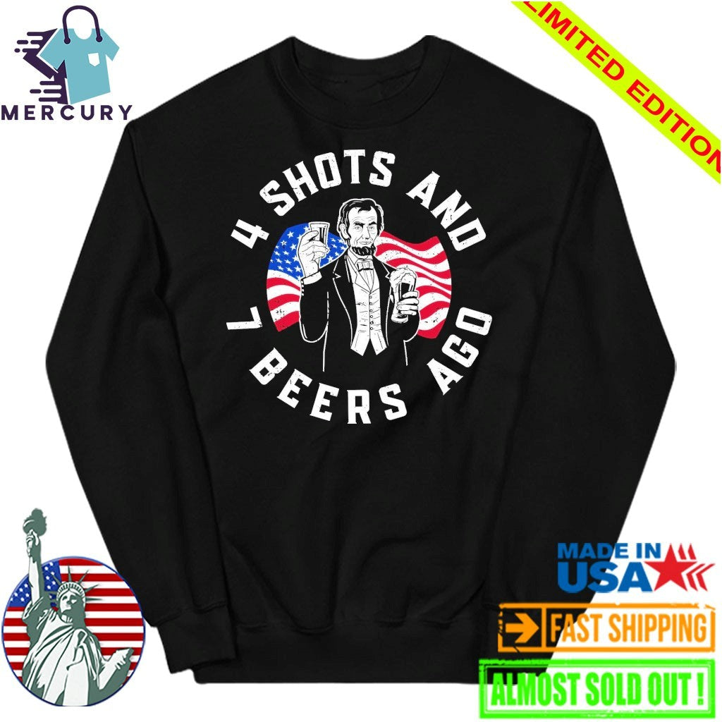 Crews Control 4 Shots And 7 Beers Ago Shirt