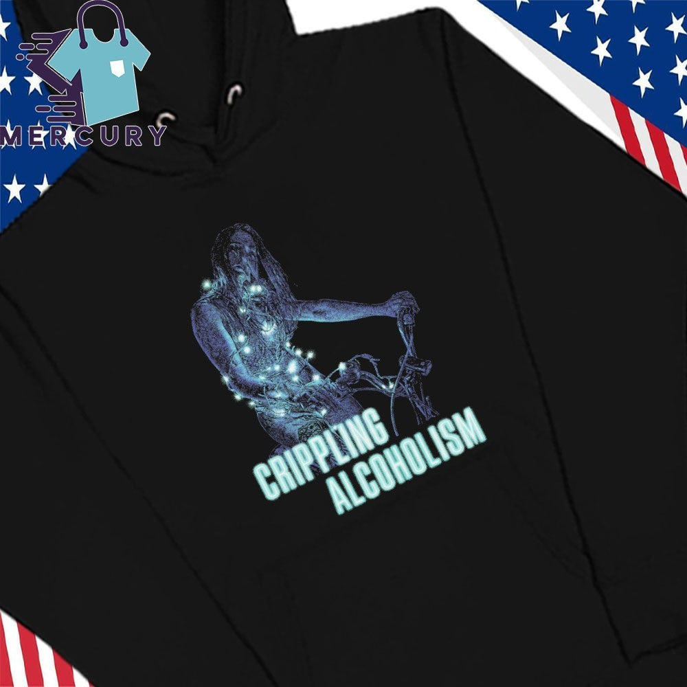 Crippling Alcoholism Bike Girl Shirt