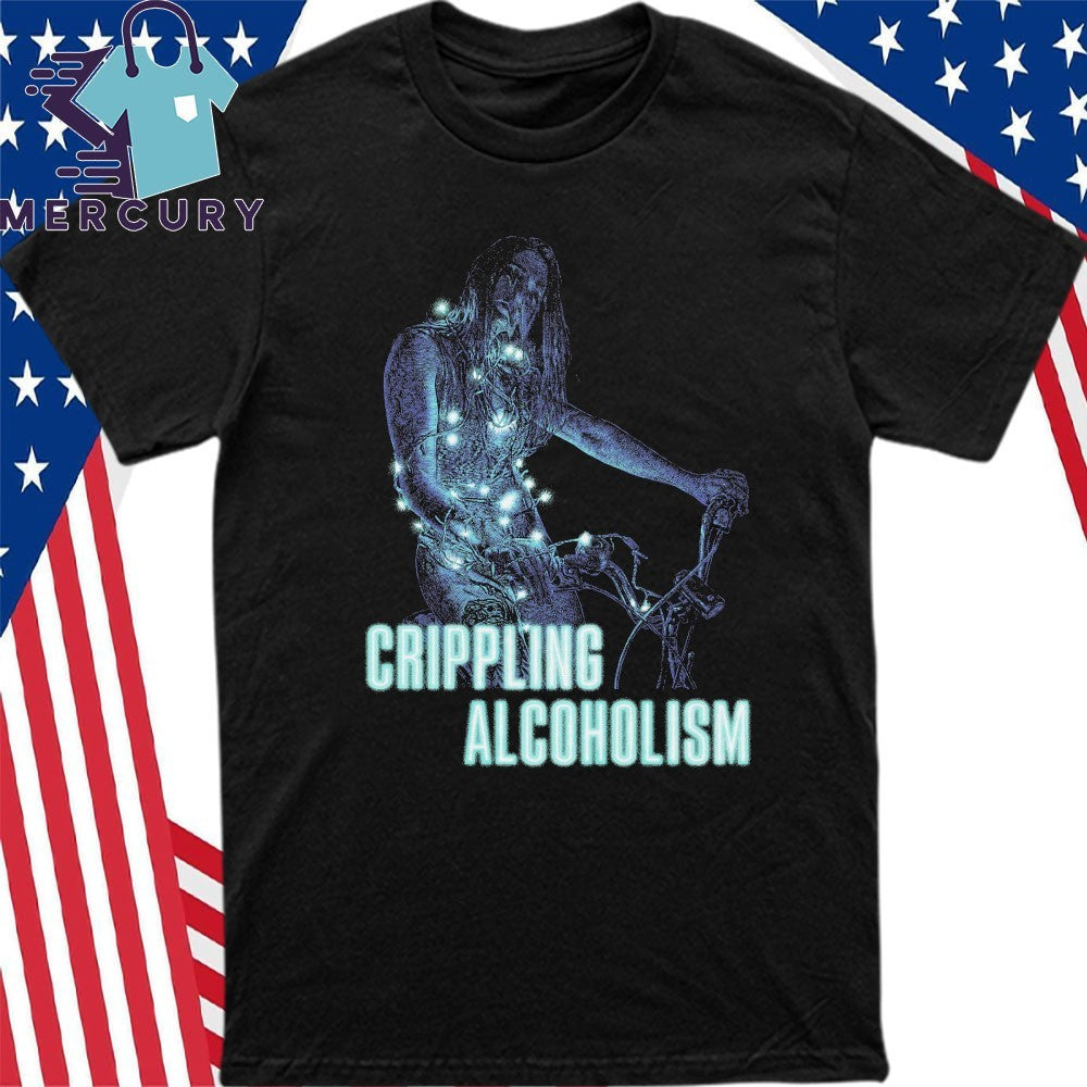 Crippling Alcoholism Bike Girl Shirt
