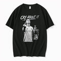 Official Cristiano Ronaldo Middle Finger Cry About It Al Nassr Champions 2026 Sarcastic T Shirts