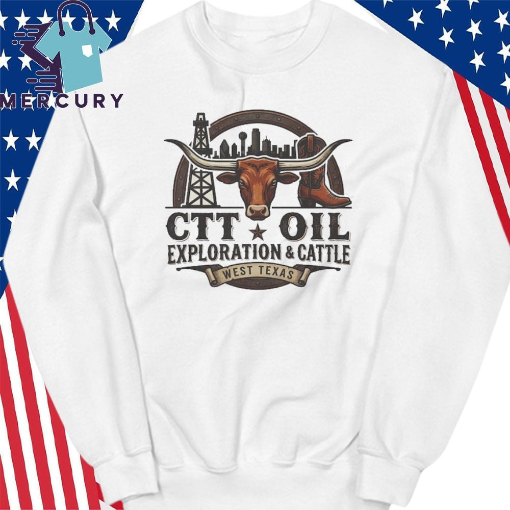 Ctt Oil Exploration & Cattle West Texas Landman Shirt