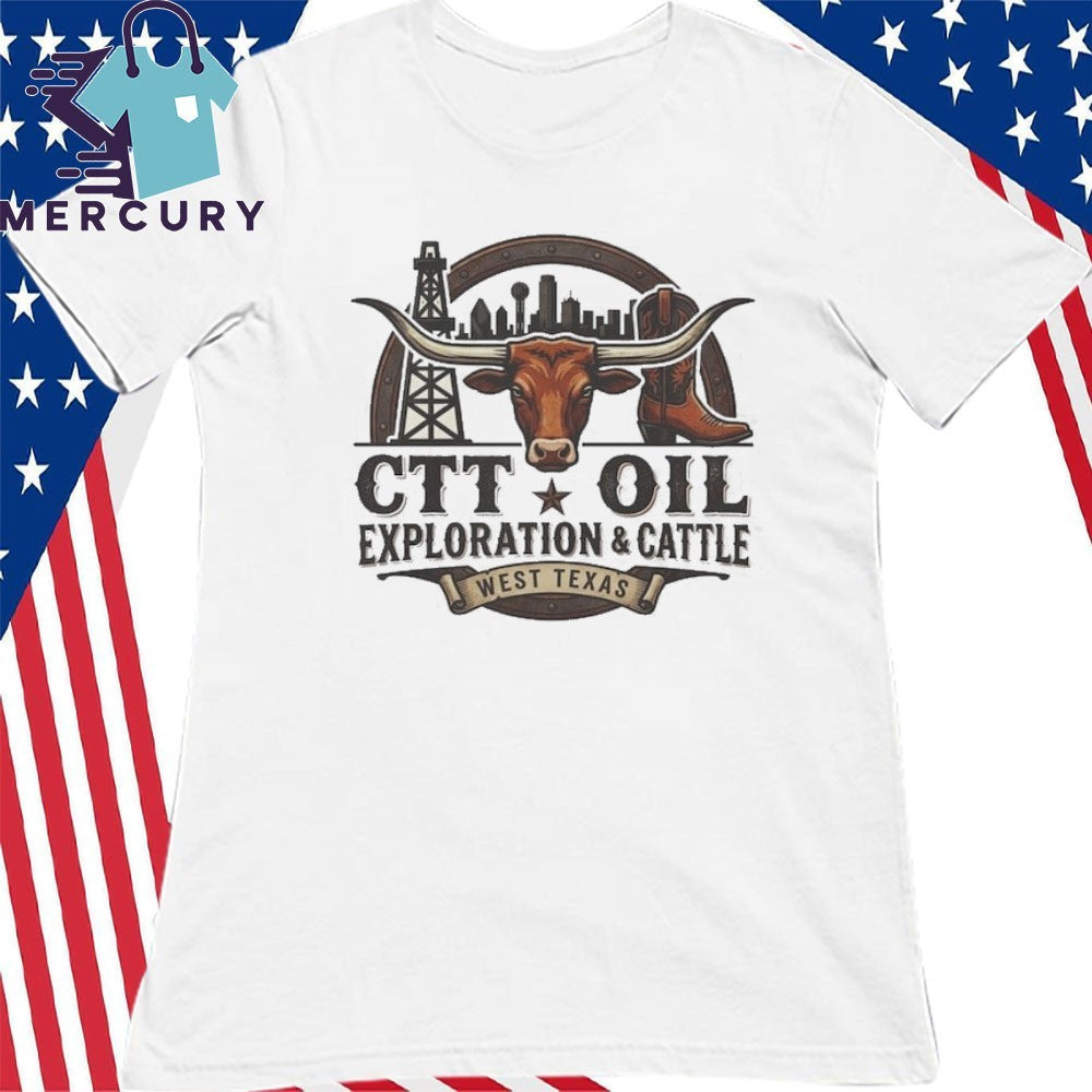Ctt Oil Exploration & Cattle West Texas Landman Shirt