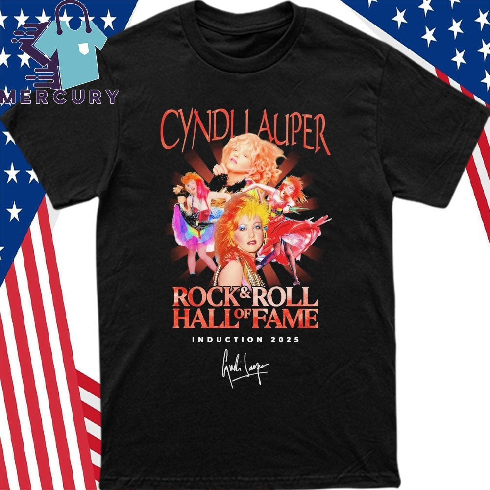 Cyndi Lauper Rock Roll Hall Of Fame Induction 2025 Shirt