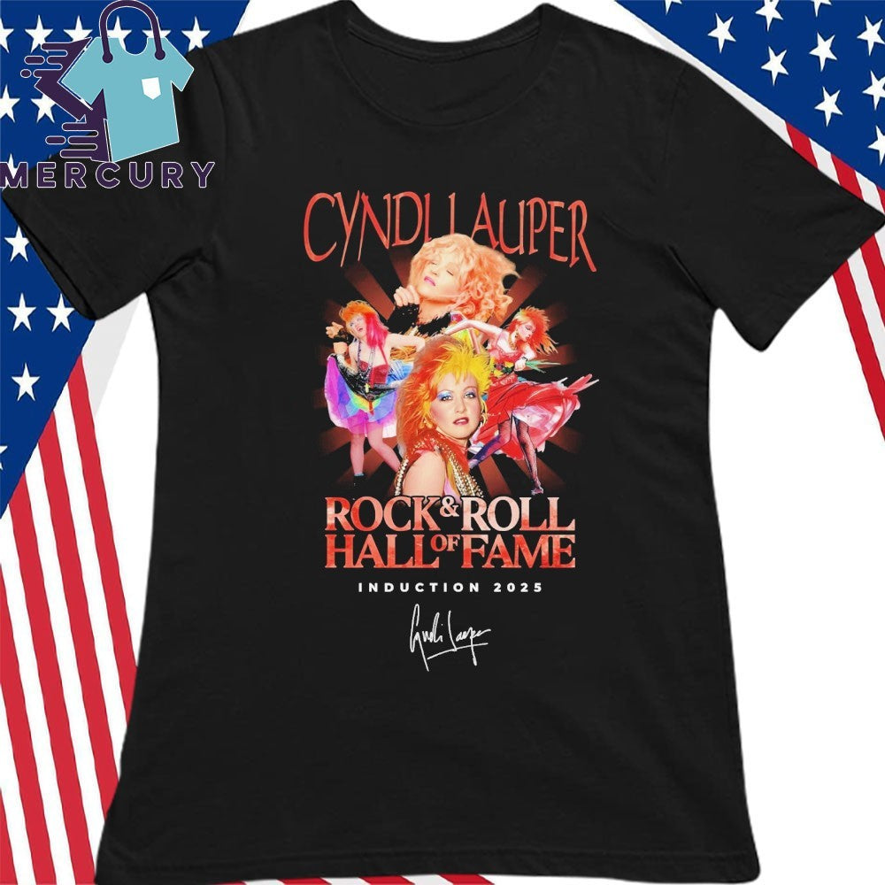 Cyndi Lauper Rock Roll Hall Of Fame Induction 2025 Shirt