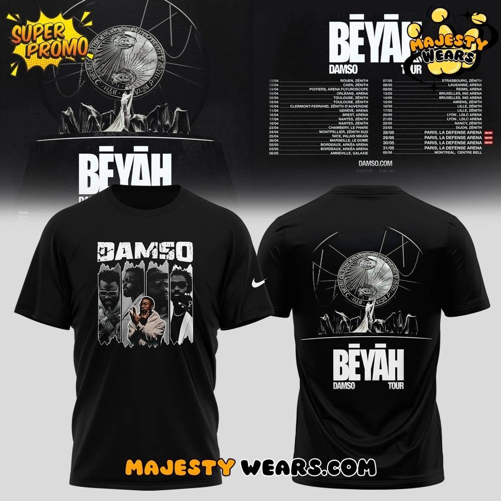 DAMSO BEYAH Tour 2026 Special Shirt