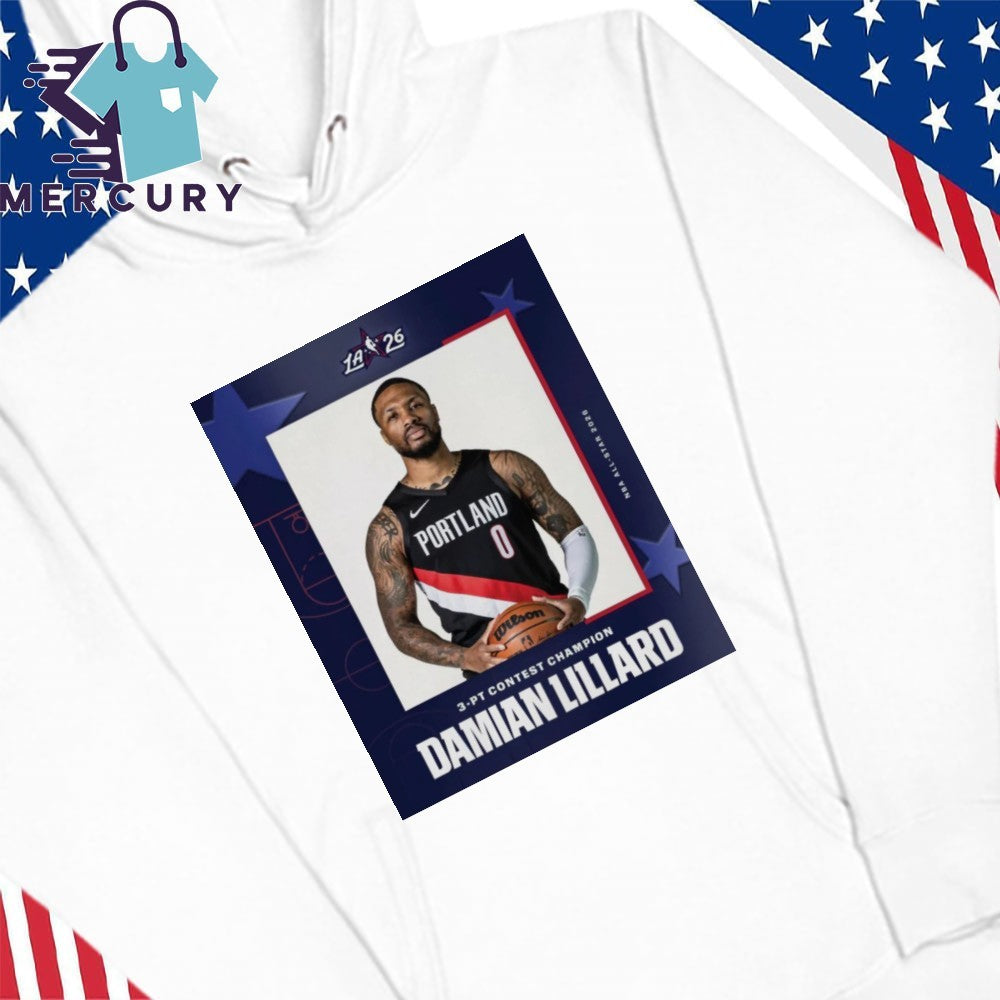 Damian Lillard The 2026 3-pt Contest Champion Shirt
