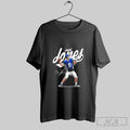 Official Daniel Jones Football Player Throwing Position Signature Graphic