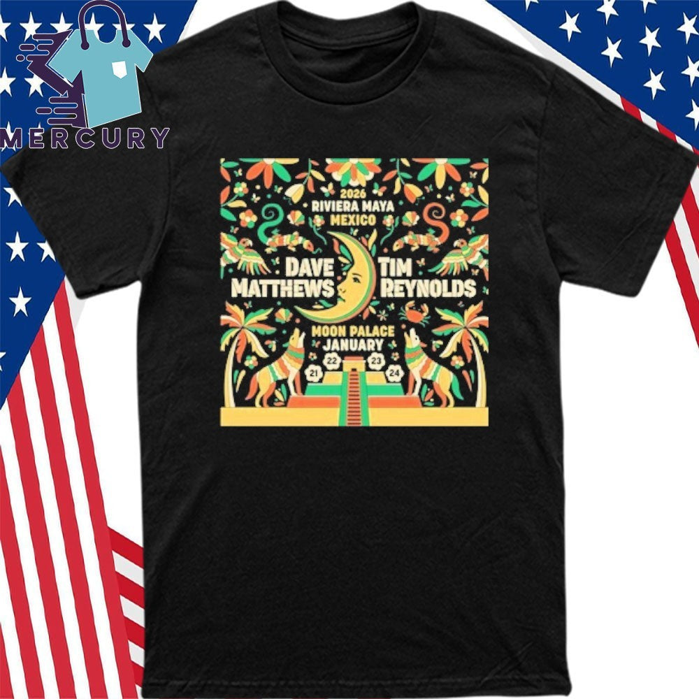 Dave Matthews Moon Palace Cancun Riviera Maya 2026 Shirt